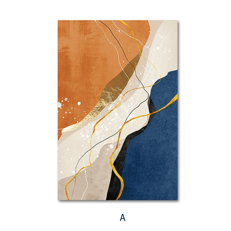 A Bold Movement Abstract Oil Painting