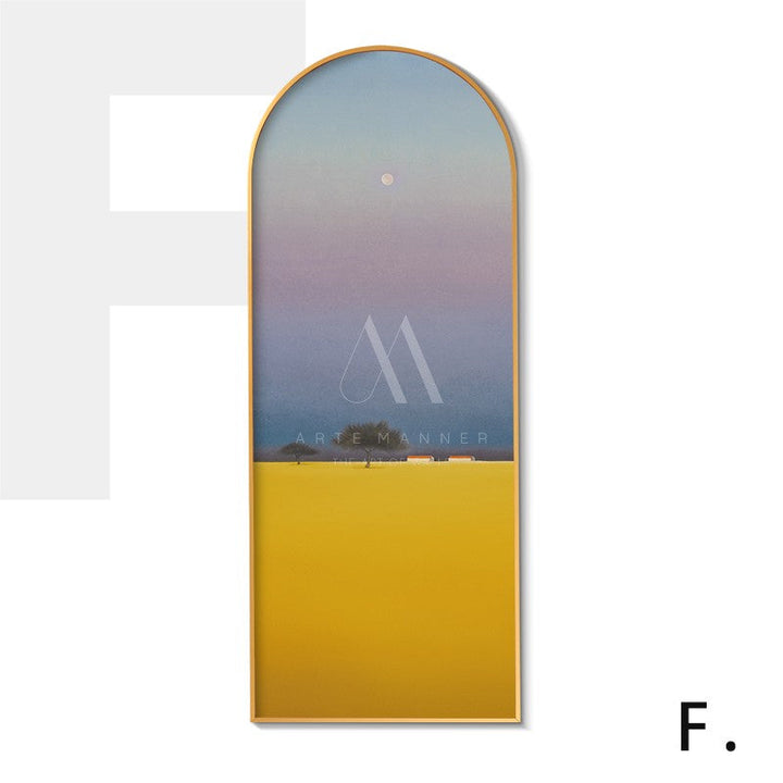 Dusk Descends Minimalist Wall Art