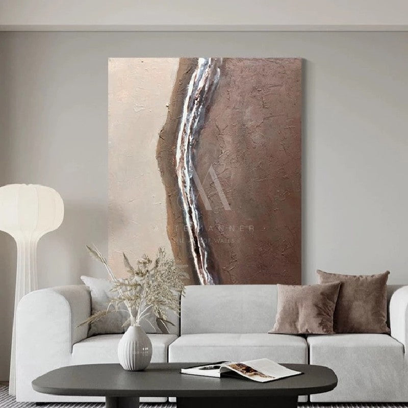 Grey Faith Modern Abstract Wall Art