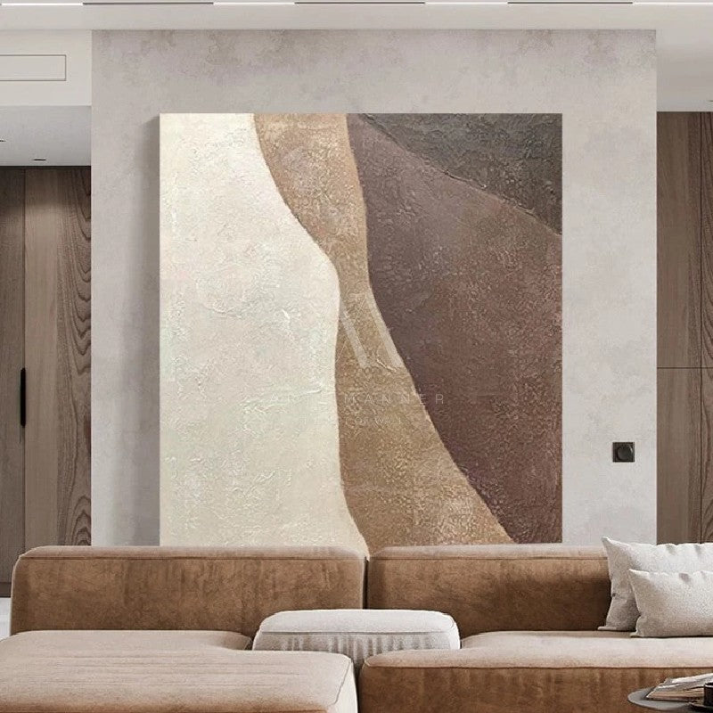 Grey Faith Modern Abstract Wall Art