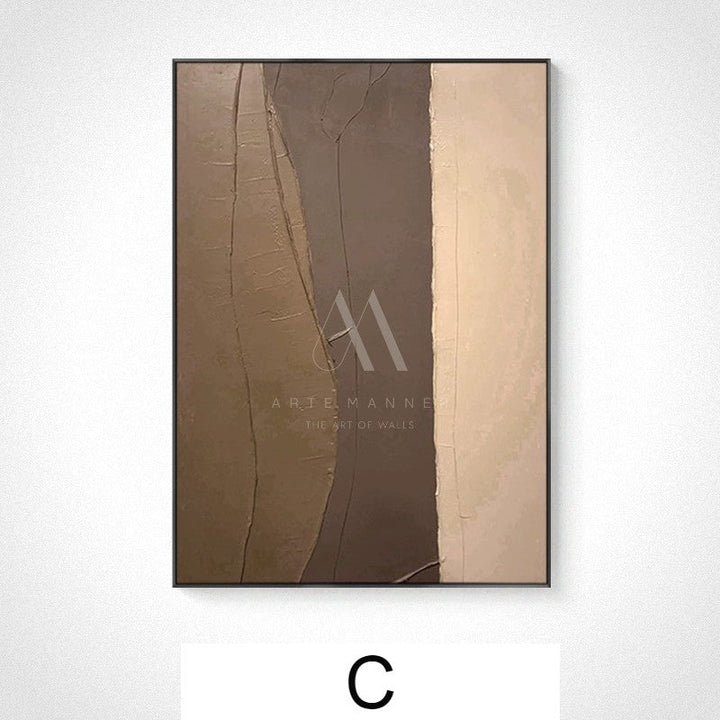 Grey Faith Modern Abstract Wall Art