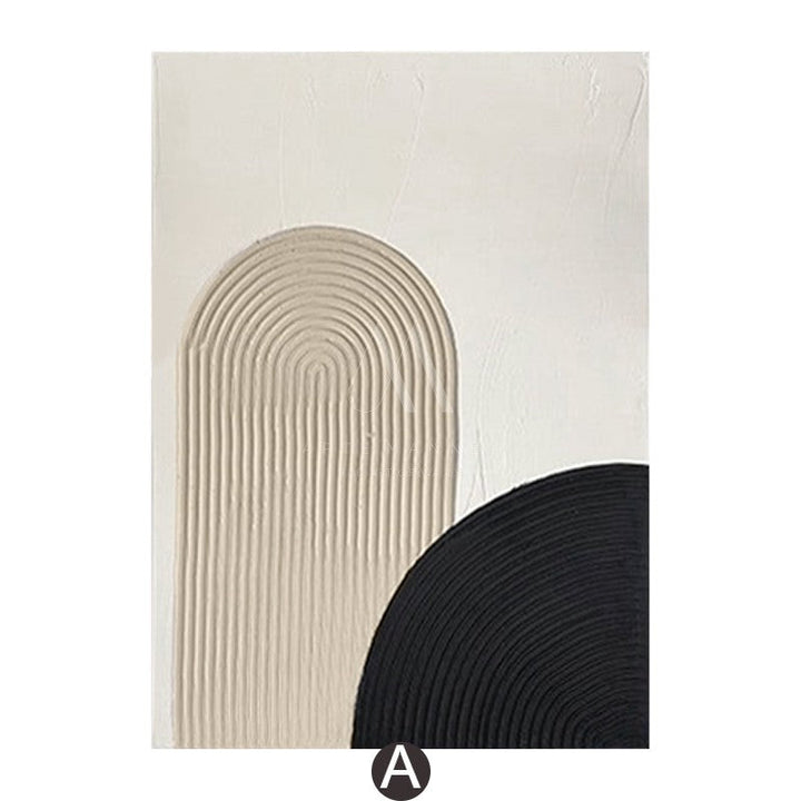 The Gaze of the Night Modern Abstract 3D Wall Art