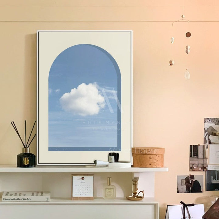 Portrait Of A Cloud Minimalist Wall Art