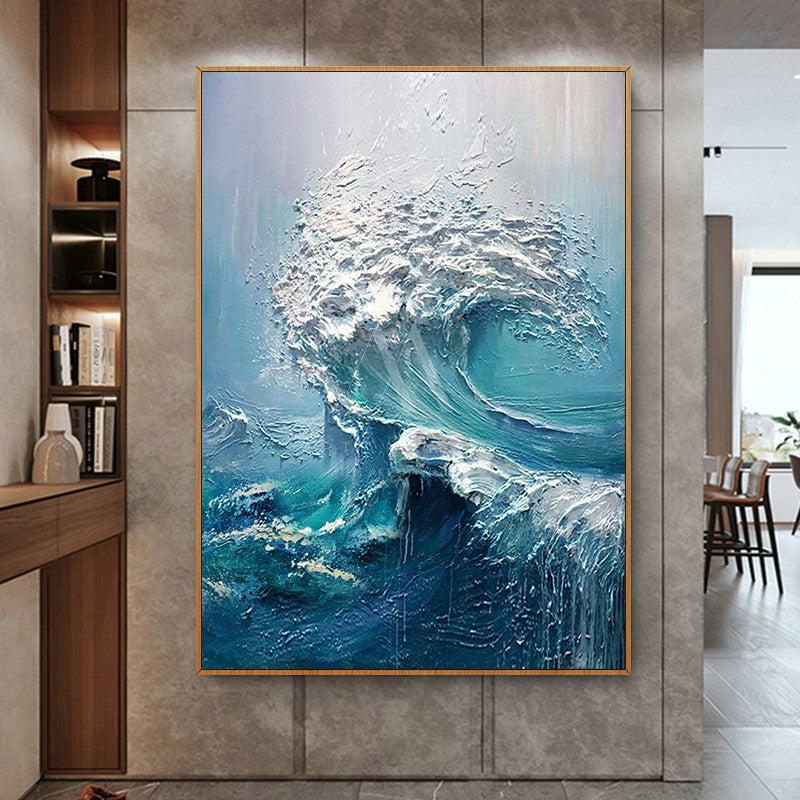 Ascent Modern Abstract Oil Painting – Urban Mood