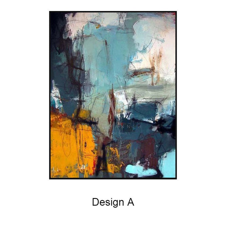 Mayhem Modern Abstract Oil Painting