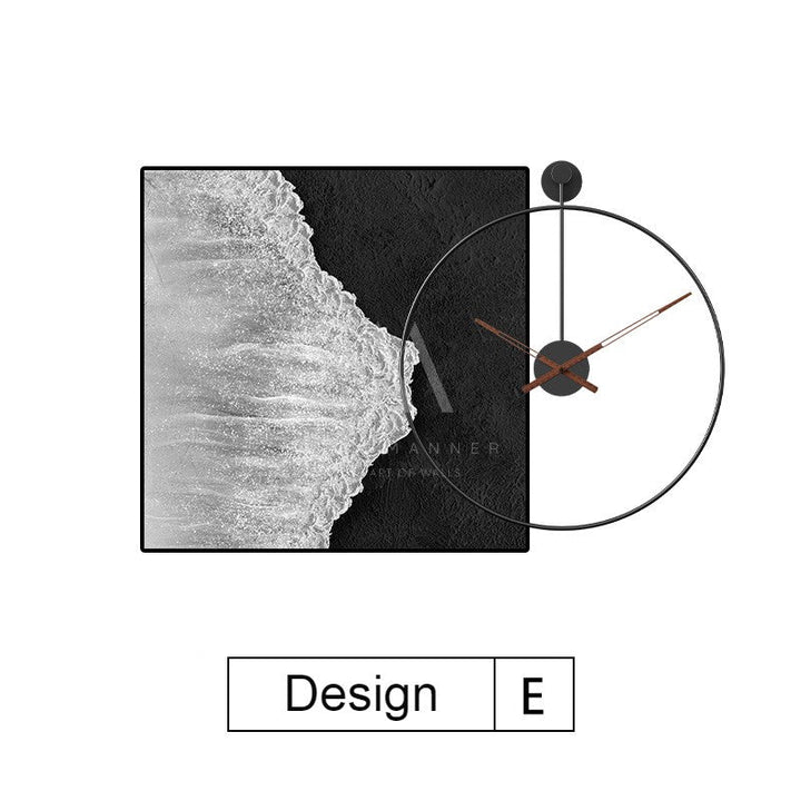 Frontiers Abstract Wall Art Clock