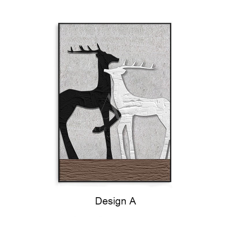 Gentle Guidance Modern Oil Painting