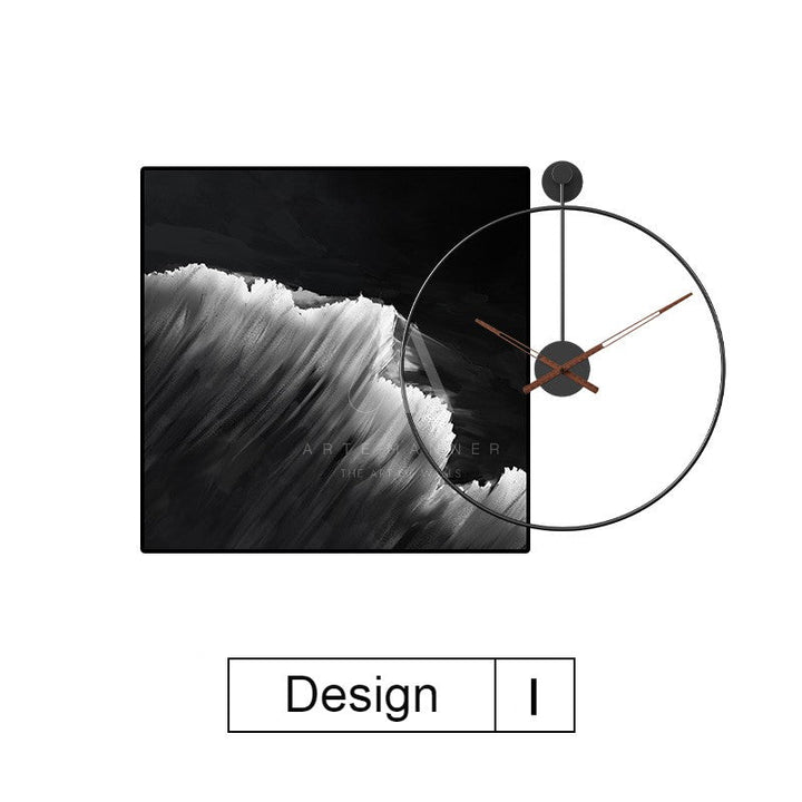 Frontiers Abstract Wall Art Clock