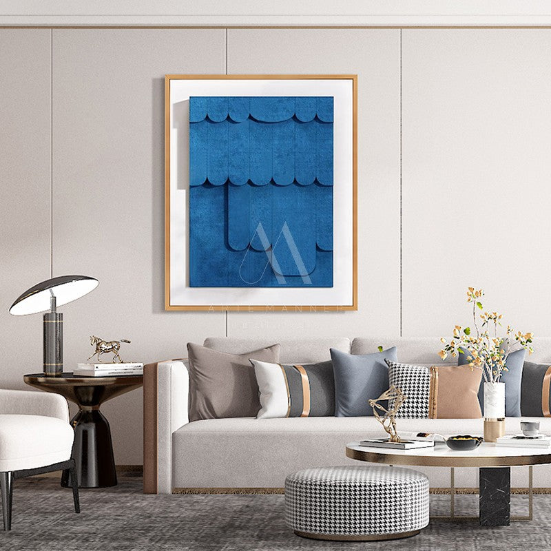 Contemplating Lines Modern Abstract 3D Wall Art