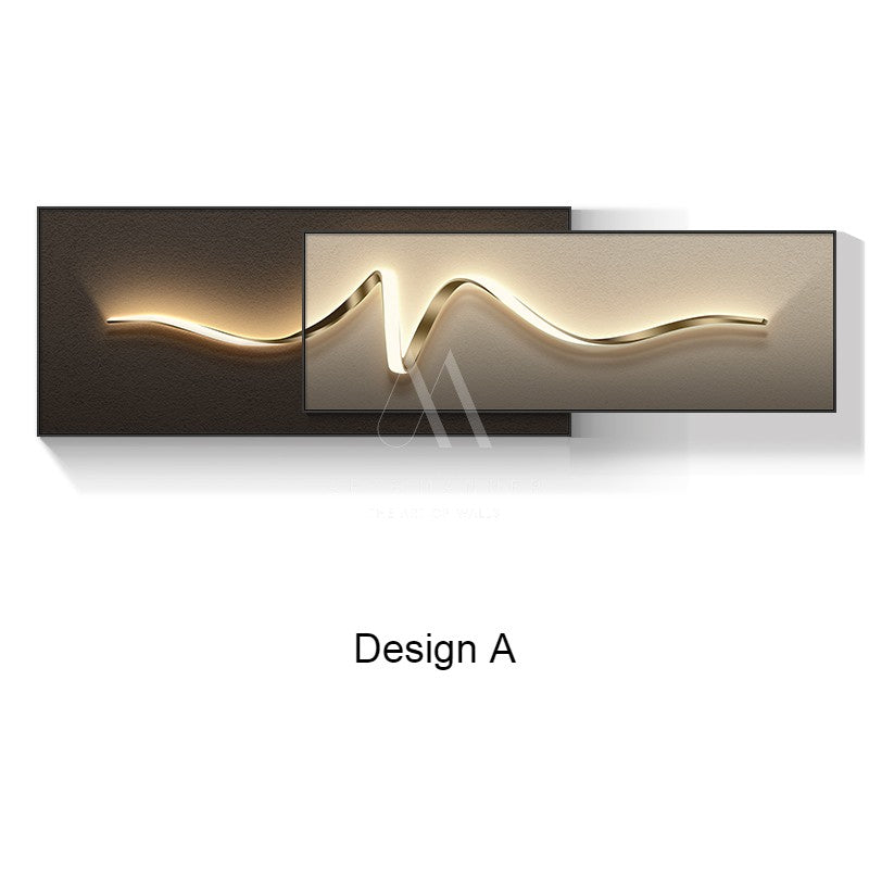 Cellophane Modern LED Wall Art