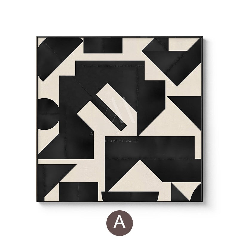 Internal Masks Modern Abstract Wall Art