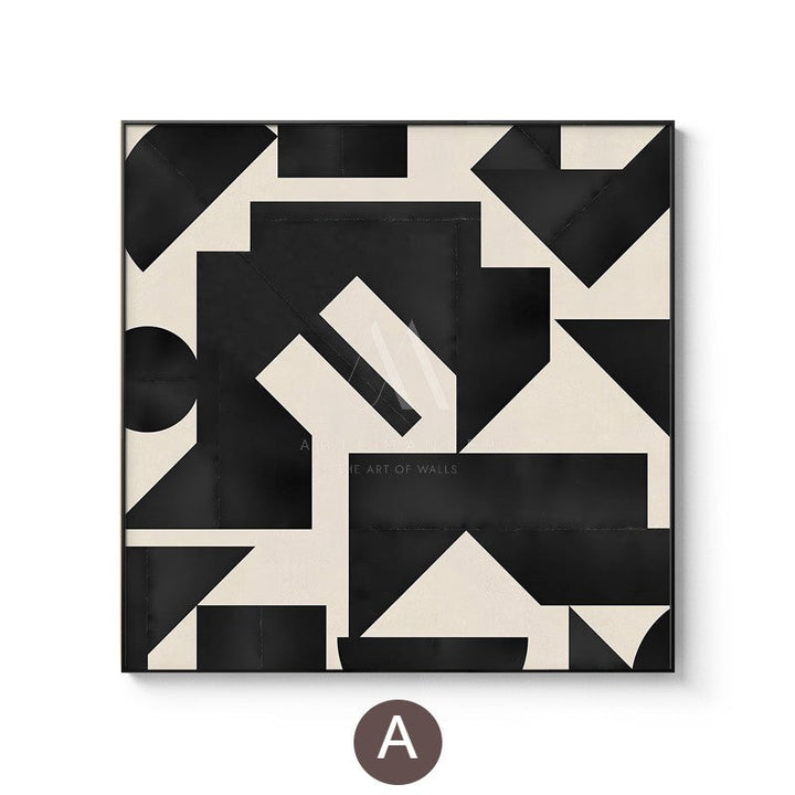 Internal Masks Modern Abstract Wall Art