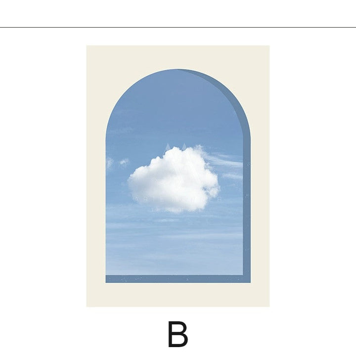 Portrait Of A Cloud Minimalist Wall Art