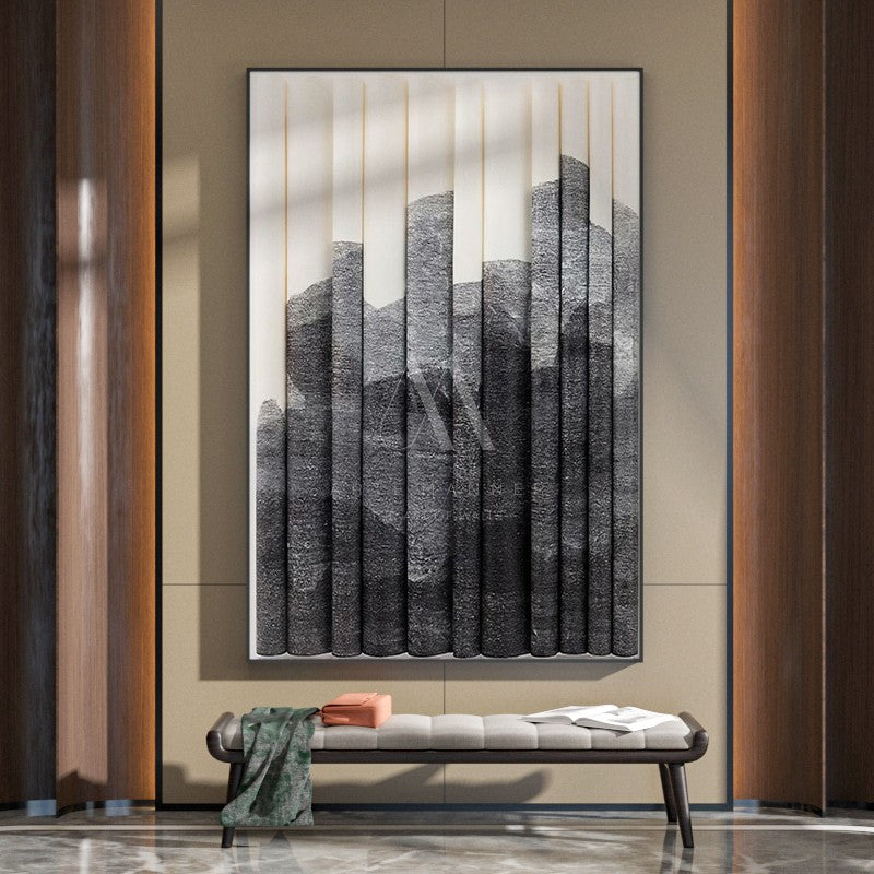 The Bride of the Mountain Modern Abstract Wall Art
