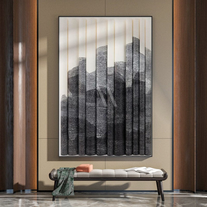 The Bride of the Mountain Modern Abstract Wall Art