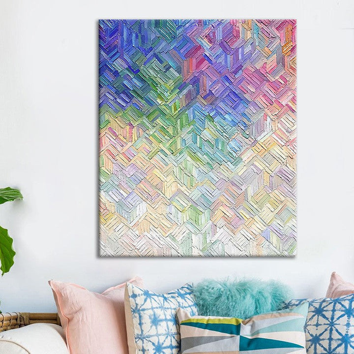 Dazzle Modern Abstract Oil Painting