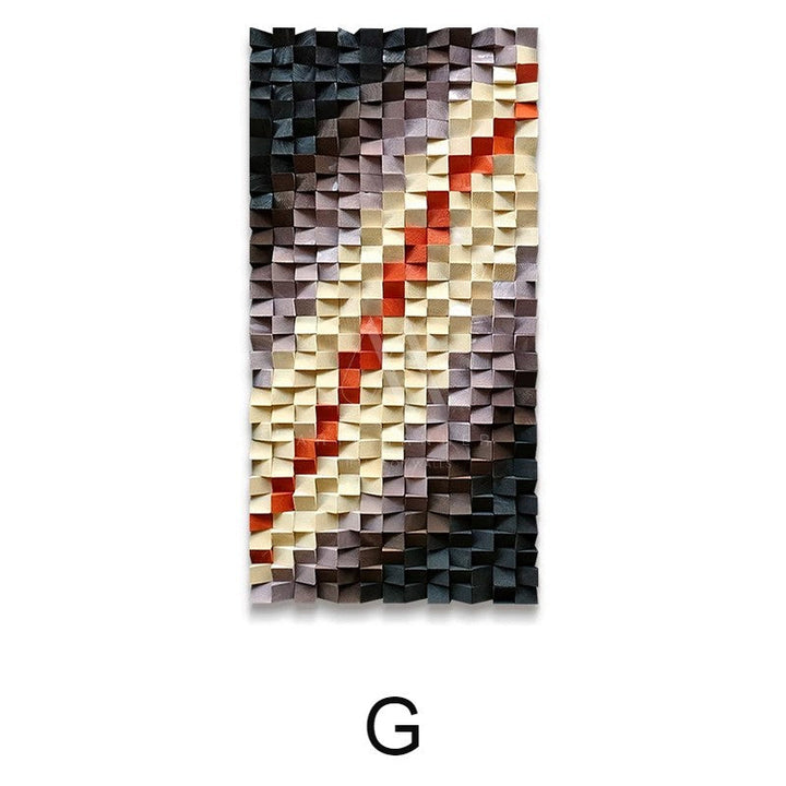 Electric Feeling Modern Abstract 3D Wall Art