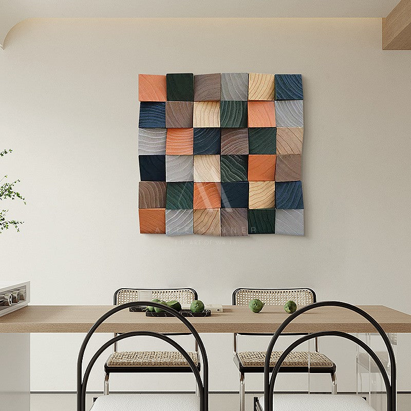 Colourful Connection Modern 3D Wall Art