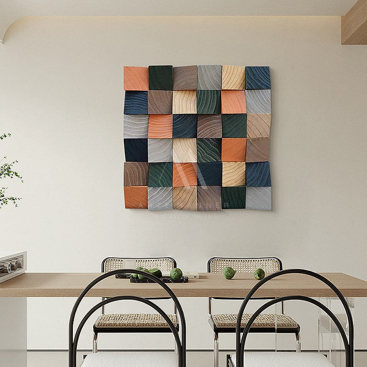 Colourful Connection Modern 3D Wall Art