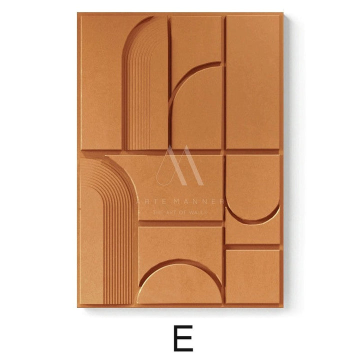 Winter Song Modern Abstract 3D Wall Art