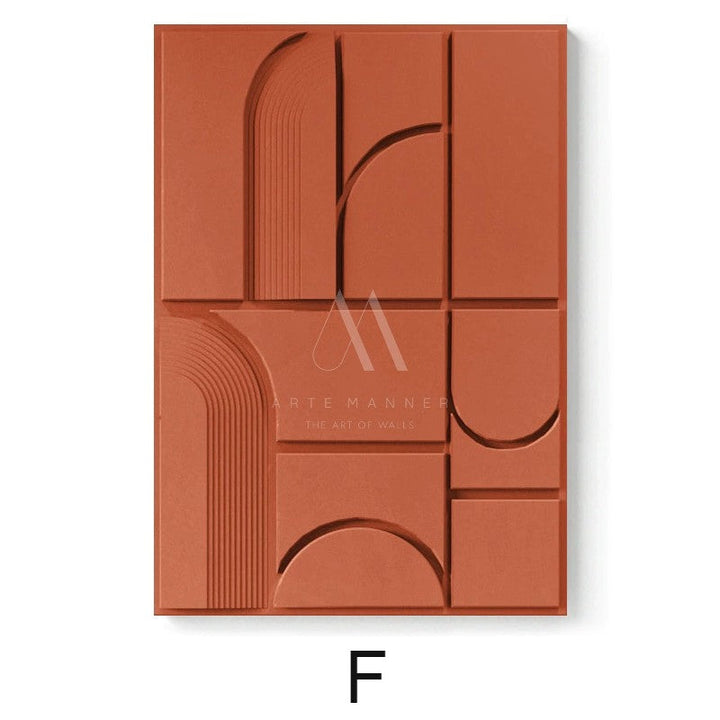 Winter Song Modern Abstract 3D Wall Art