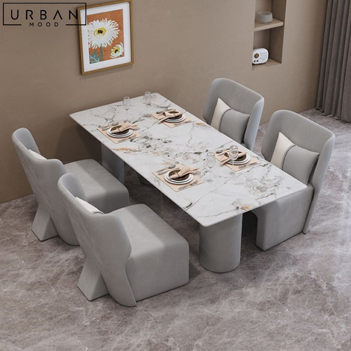 JACOBS Modern Sintered Stone Dining Table