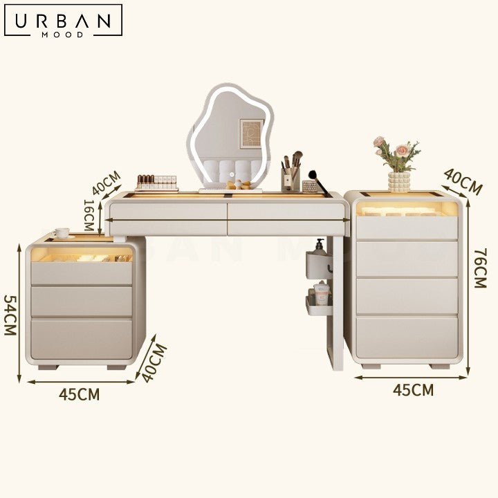 ARGAL Modern Solid Wood Vanity Table