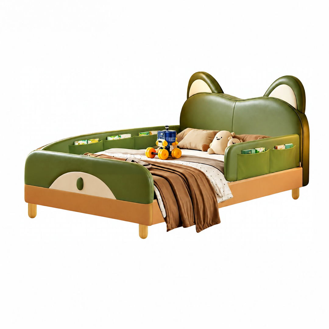 FERRAS Modern Leather Children’s Bedframe - Urban Mood Singapore