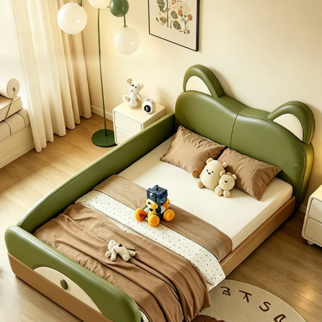 FERRAS Modern Leather Children’s Bedframe - Urban Mood Singapore