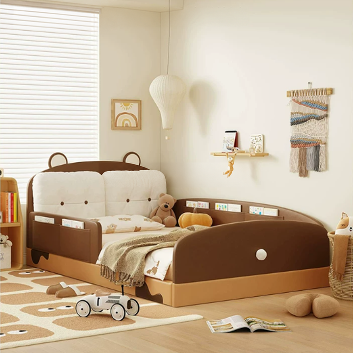 FERRAS Modern Leather Children’s Bedframe - Urban Mood Singapore