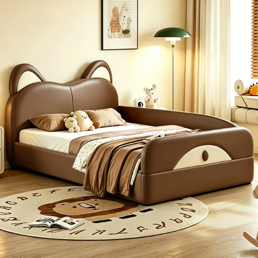FERRAS Modern Leather Children’s Bedframe - Urban Mood Singapore