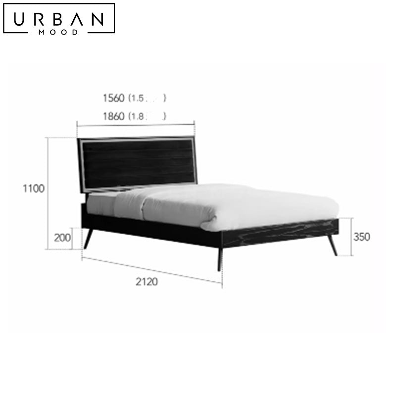 JAYCE Modern Fabric Bedframe