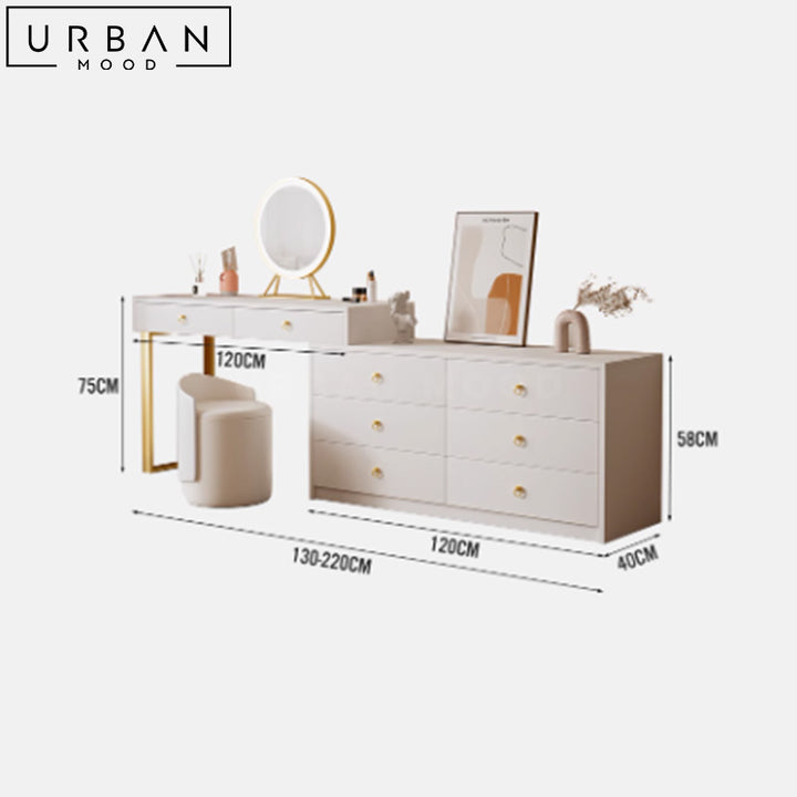 JAYDEN Modern Vanity Table Set