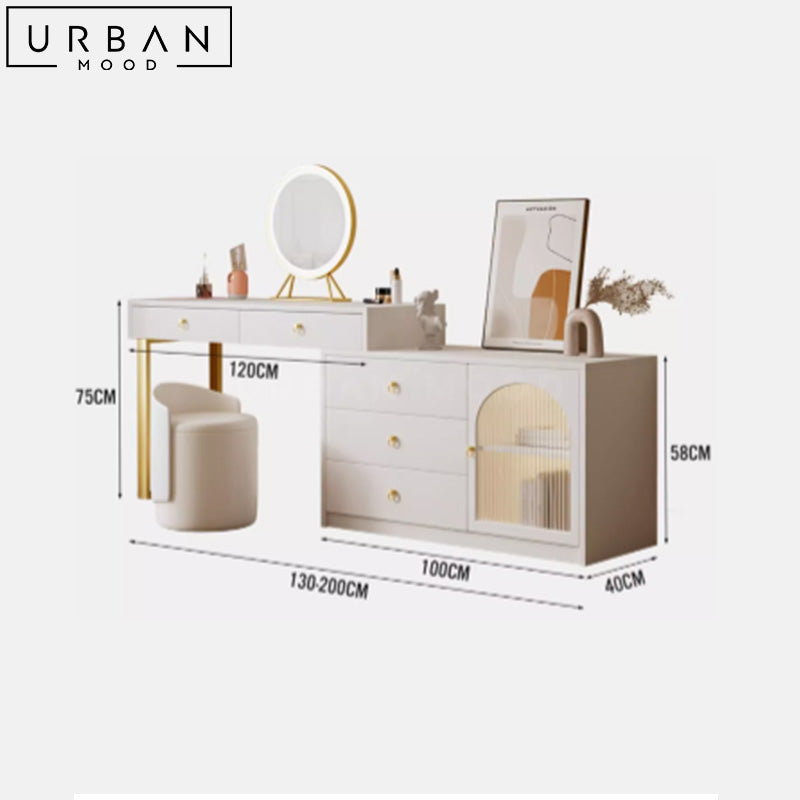 JAYDEN Modern Vanity Table Set