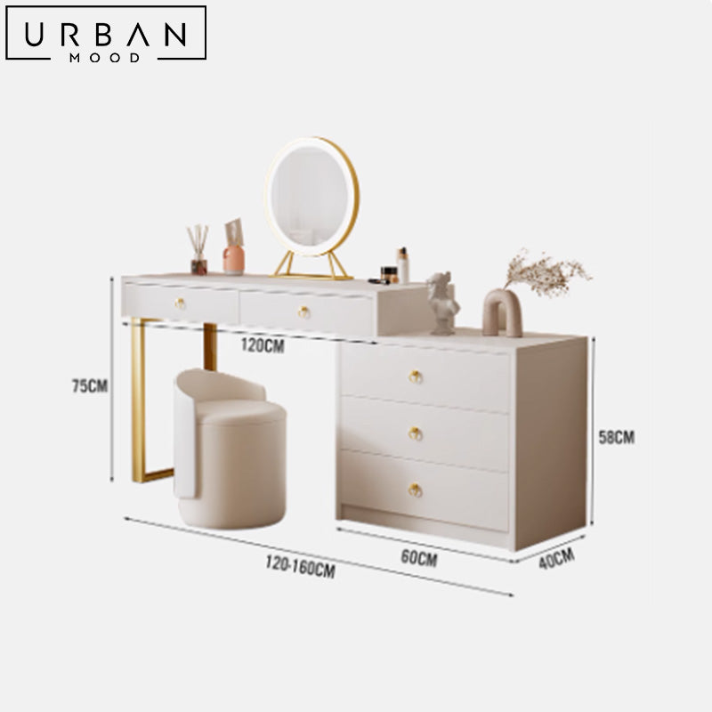 JAYDEN Modern Vanity Table Set