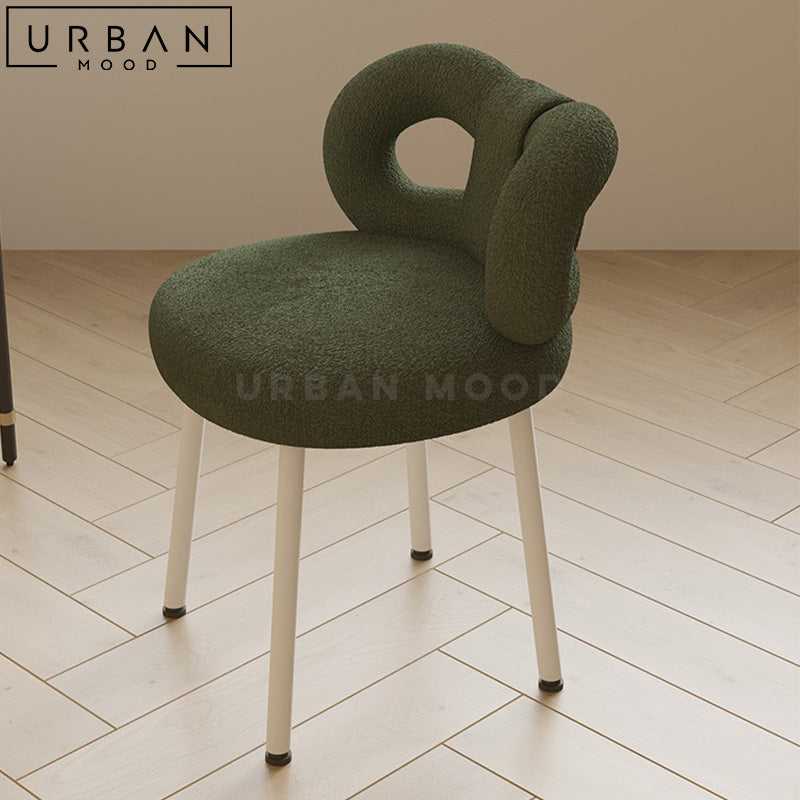 JAZLYN Modern Boucle Vanity Chair