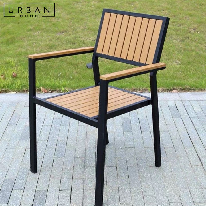 JAZMIN Modern Outdoor Dining Chair