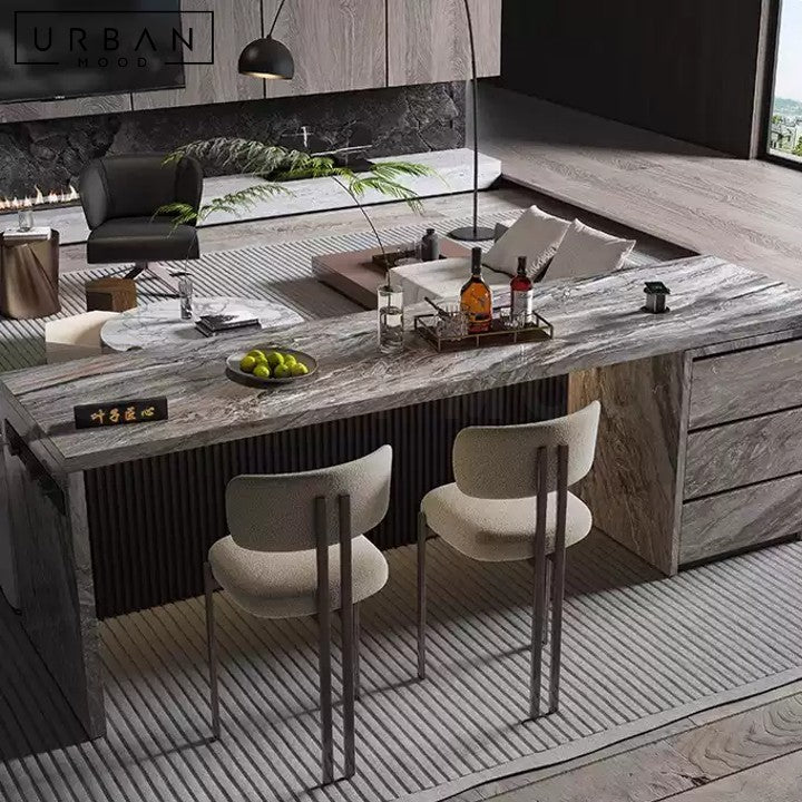 JEANNE Modern Sintered Stone Bar Table