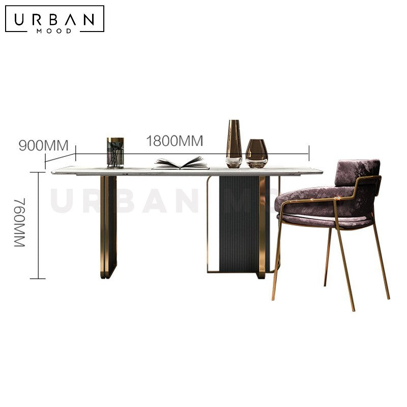 JEFFER Modern Sintered Stone Dining Table