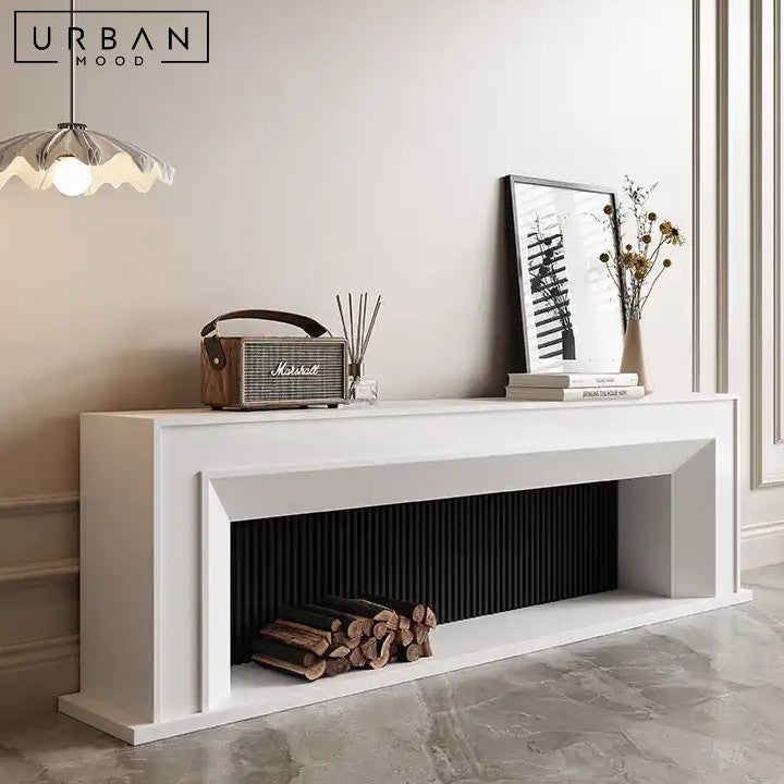 JELIC American Fireplace TV Console