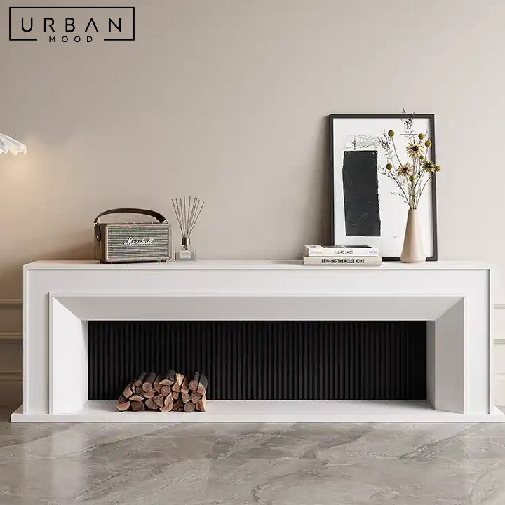 JELIC American Fireplace TV Console
