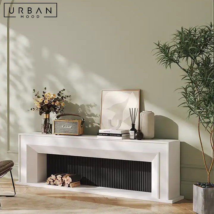 JELIC American Fireplace TV Console