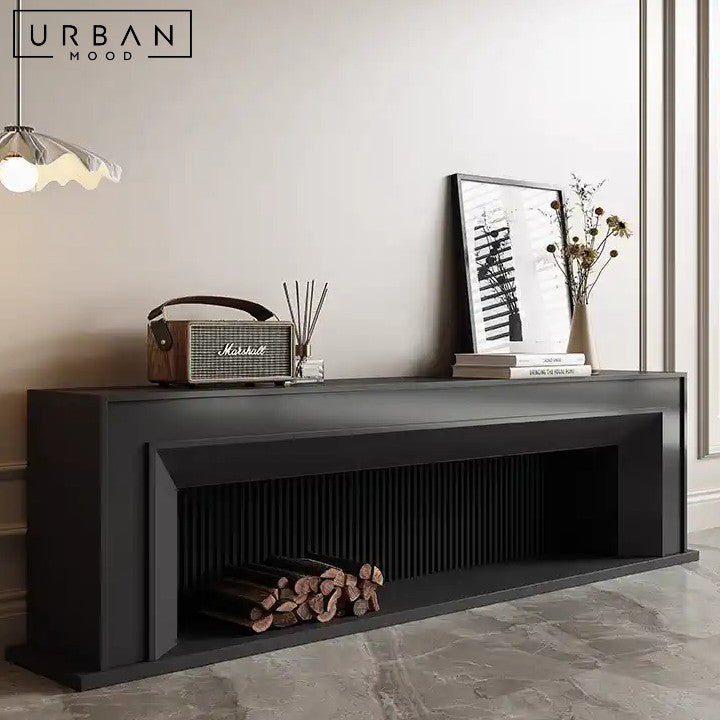 JELIC American Fireplace TV Console