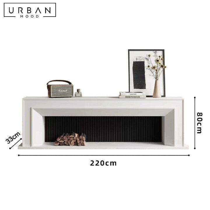 JELIC American Fireplace TV Console