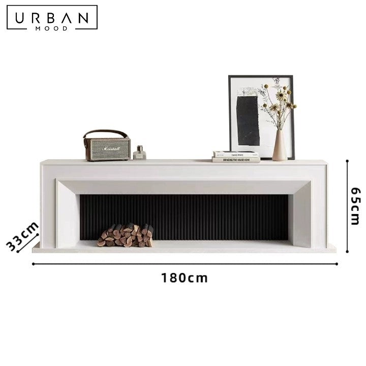 JELIC American Fireplace TV Console