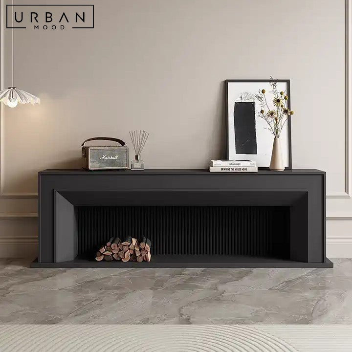 JELIC American Fireplace TV Console