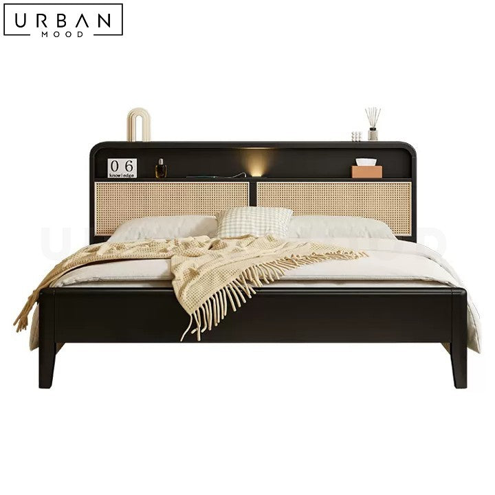 JEPPE Japandi Rattan Bedframe