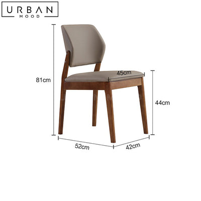 JESTI Modern Leather Dining Chair