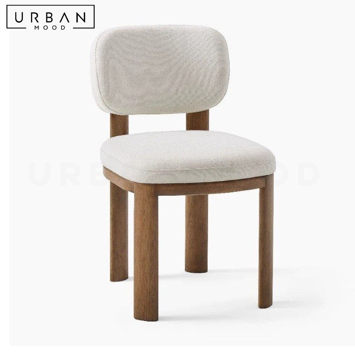 JIKA Japandi Fabric Dining Chair