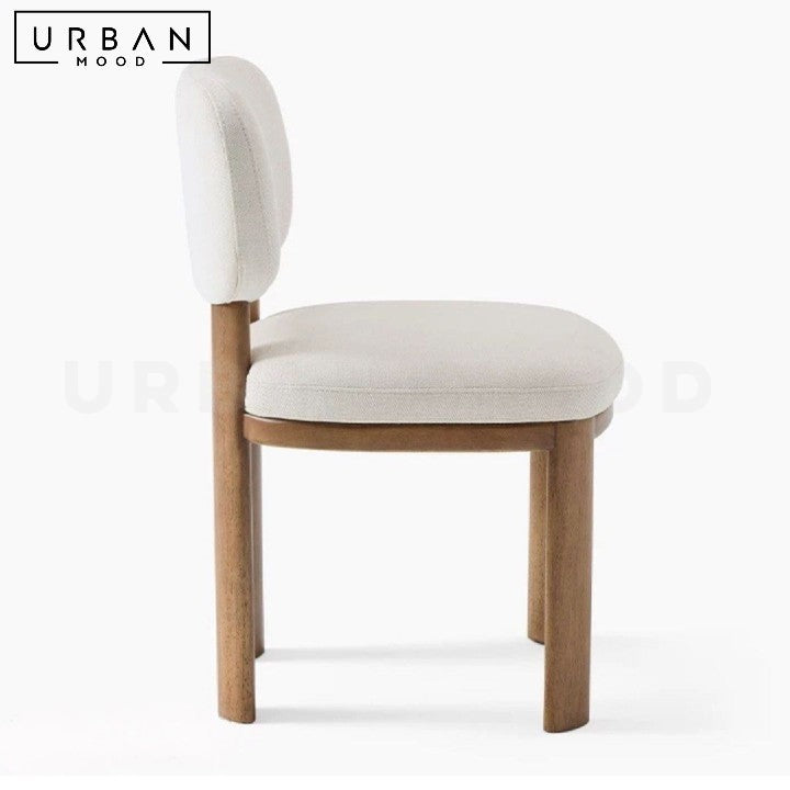 JIKA Japandi Fabric Dining Chair